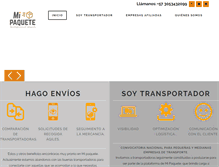 Tablet Screenshot of mipaquete.com